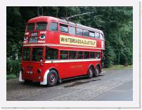 pict5844 * (Great Britain, Carlton Colville),  East Anglia Transport Museum. Matthew on a London trolley bus. * 2560 x 1920 * (2.64MB)
